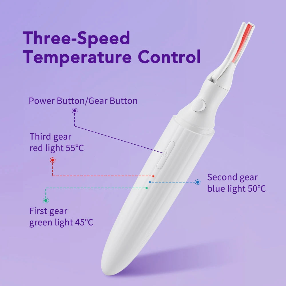 Electric Heated Eyelash Curler USB Rechargeable