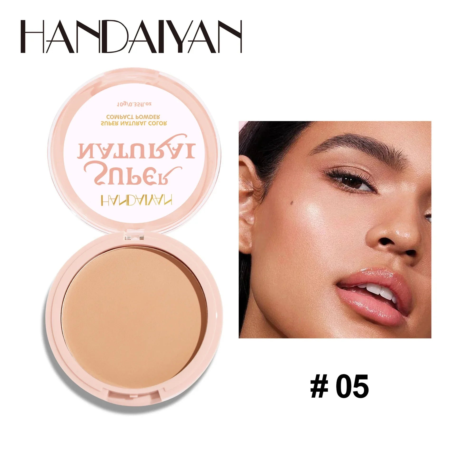 8 Color Matte Face Pressed Powder  Oil Control