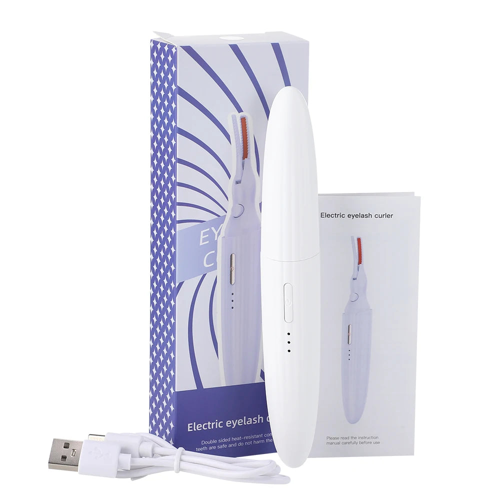 Electric Heated Eyelash Curler USB Rechargeable