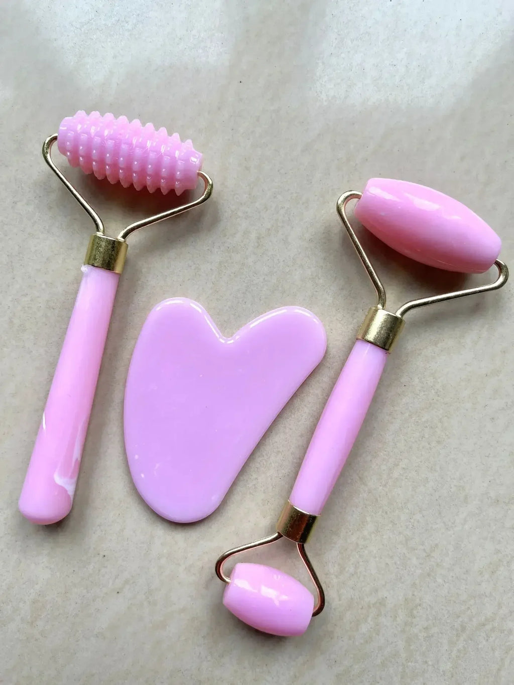 3pcs Set Resin Roller Gua sha Massage