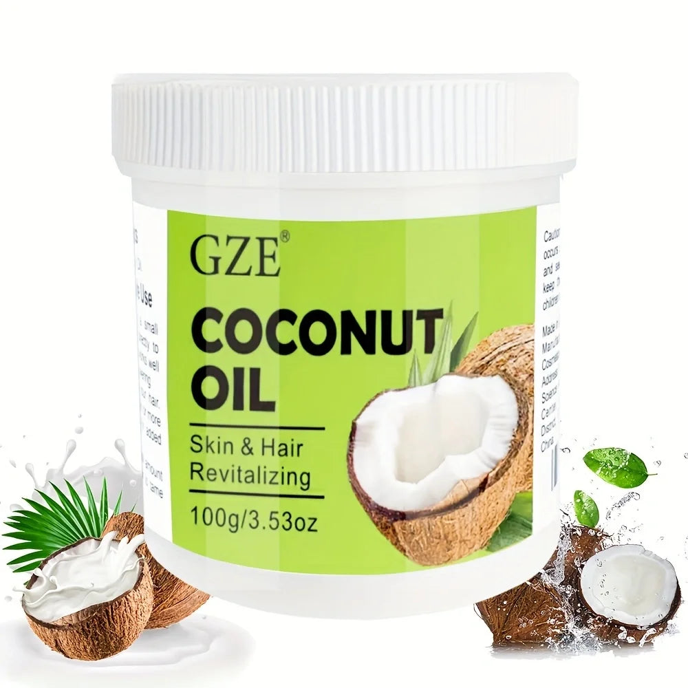 GZE Coconut Oil Cold Pressed Virginl Fractionated For Skin And Hair