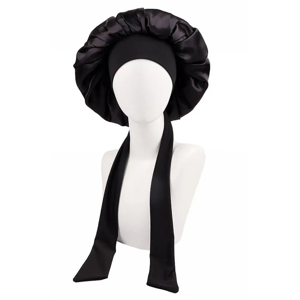 Women Cap Sleeping Satin Bonnet