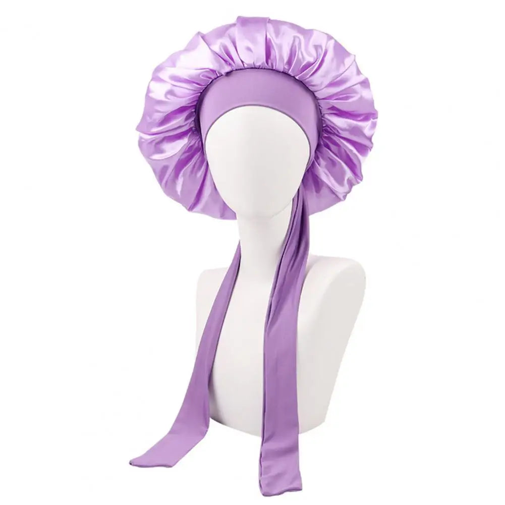 Women Cap Sleeping Satin Bonnet