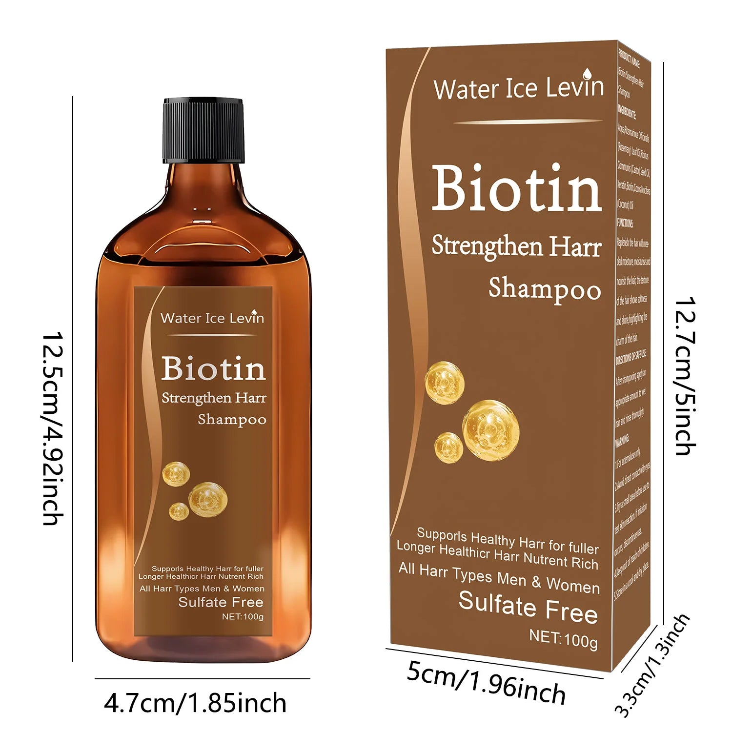 Biotin hair Growth shampoo anti-hair loss treatment