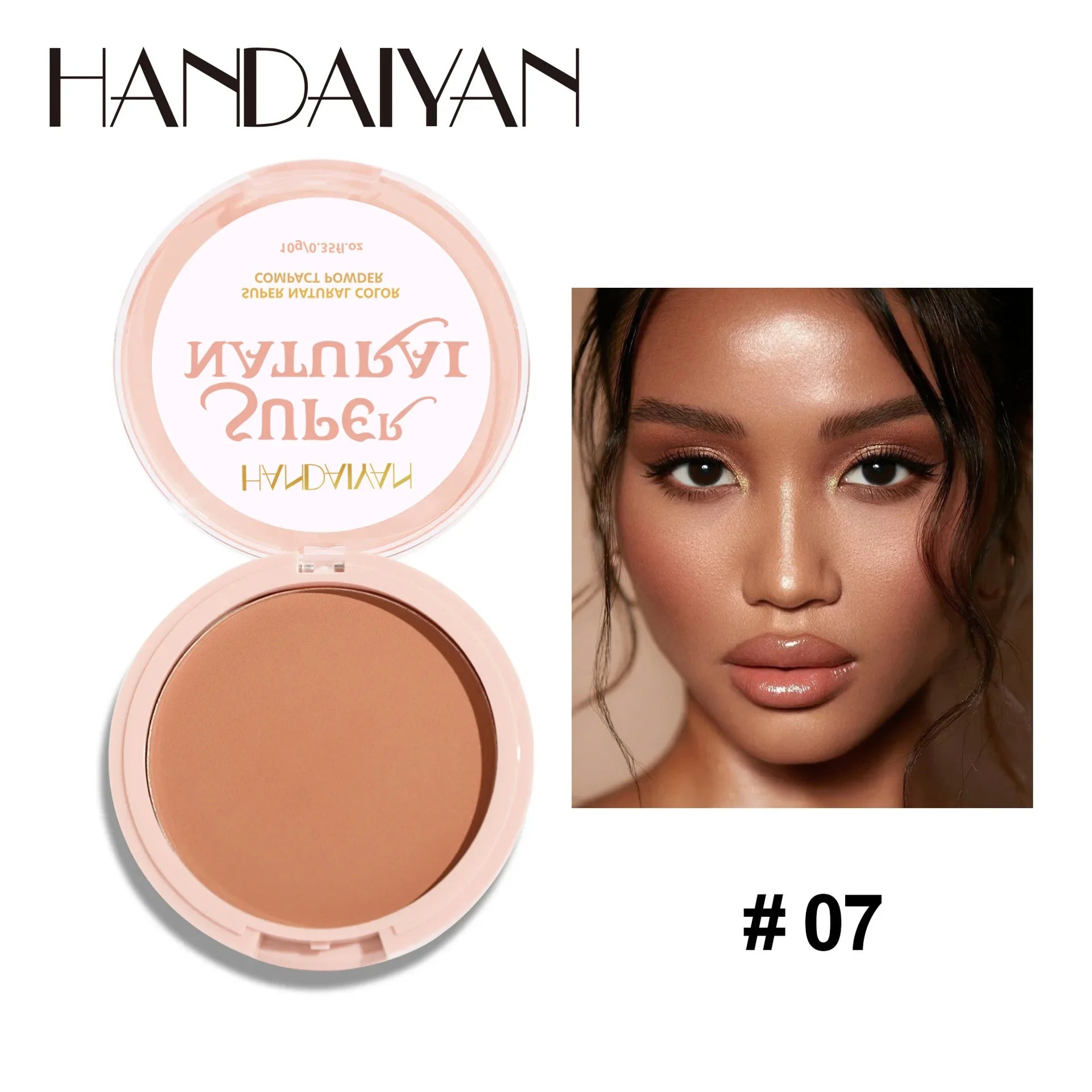 8 Color Matte Face Pressed Powder  Oil Control