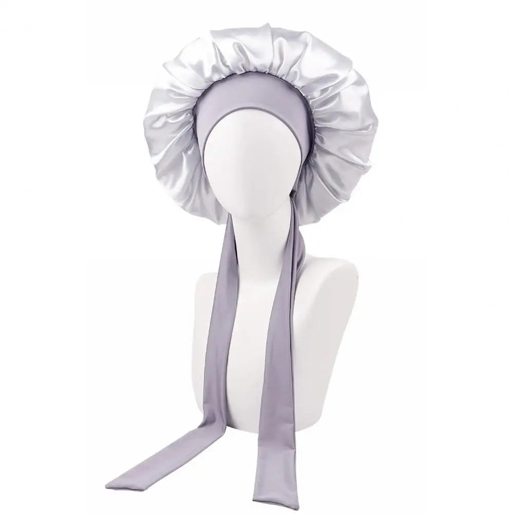 Women Cap Sleeping Satin Bonnet