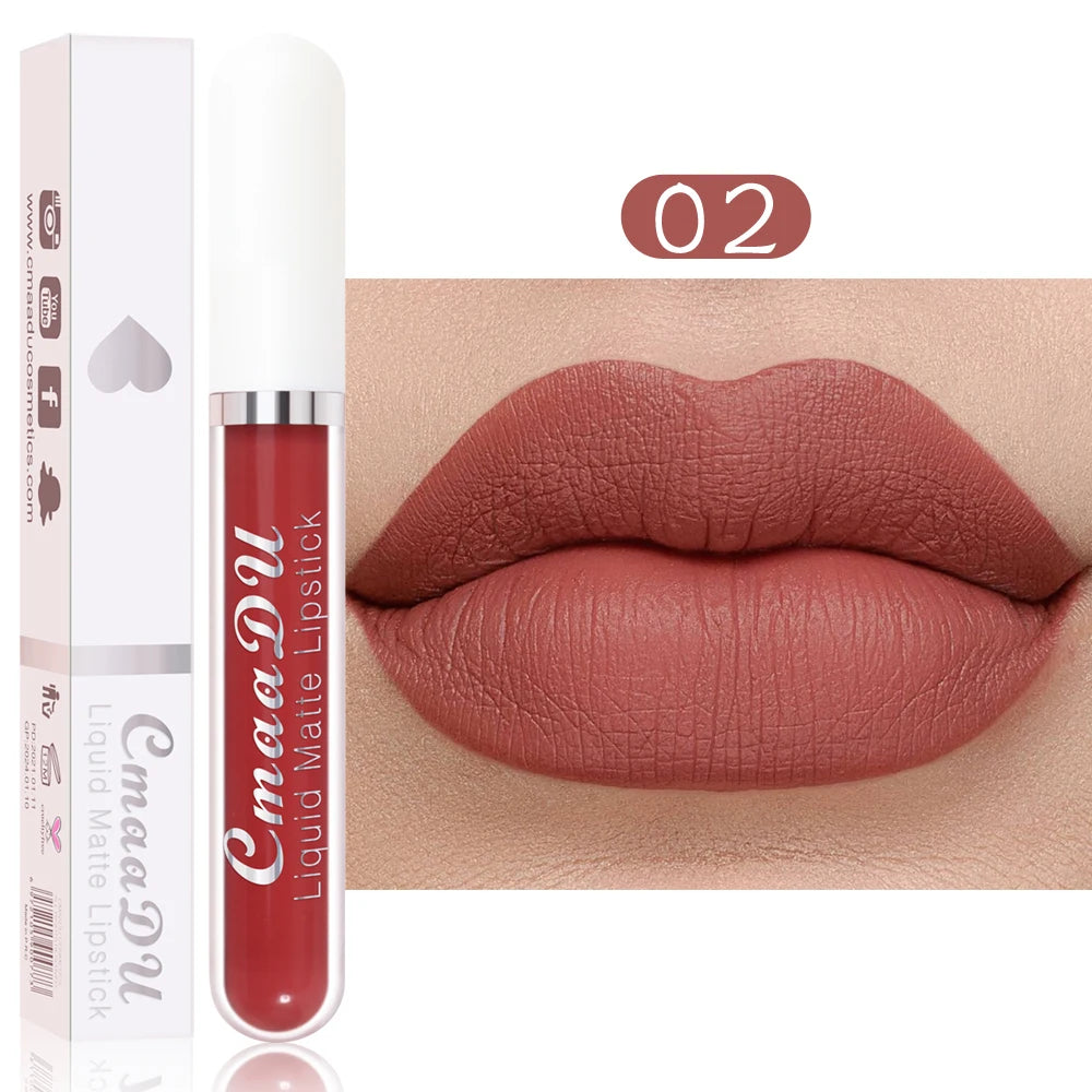 CmaaDu  Matte Lip Gloss Liquid Lipstick