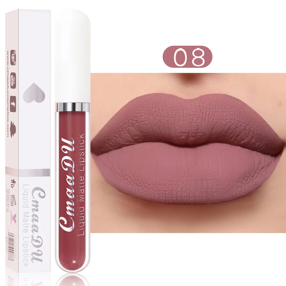 CmaaDu  Matte Lip Gloss Liquid Lipstick