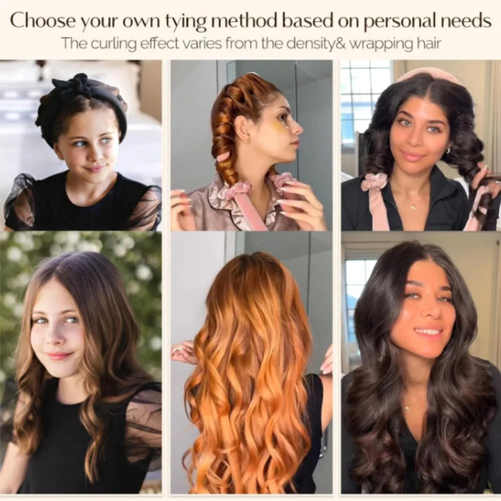 Heatless Curling Rod Headband Soft Hair Curler