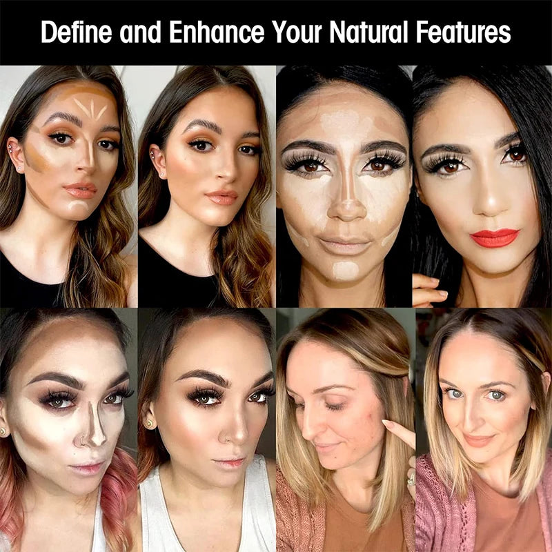 Veronni 10 Colors Concealer Palette Base Contour