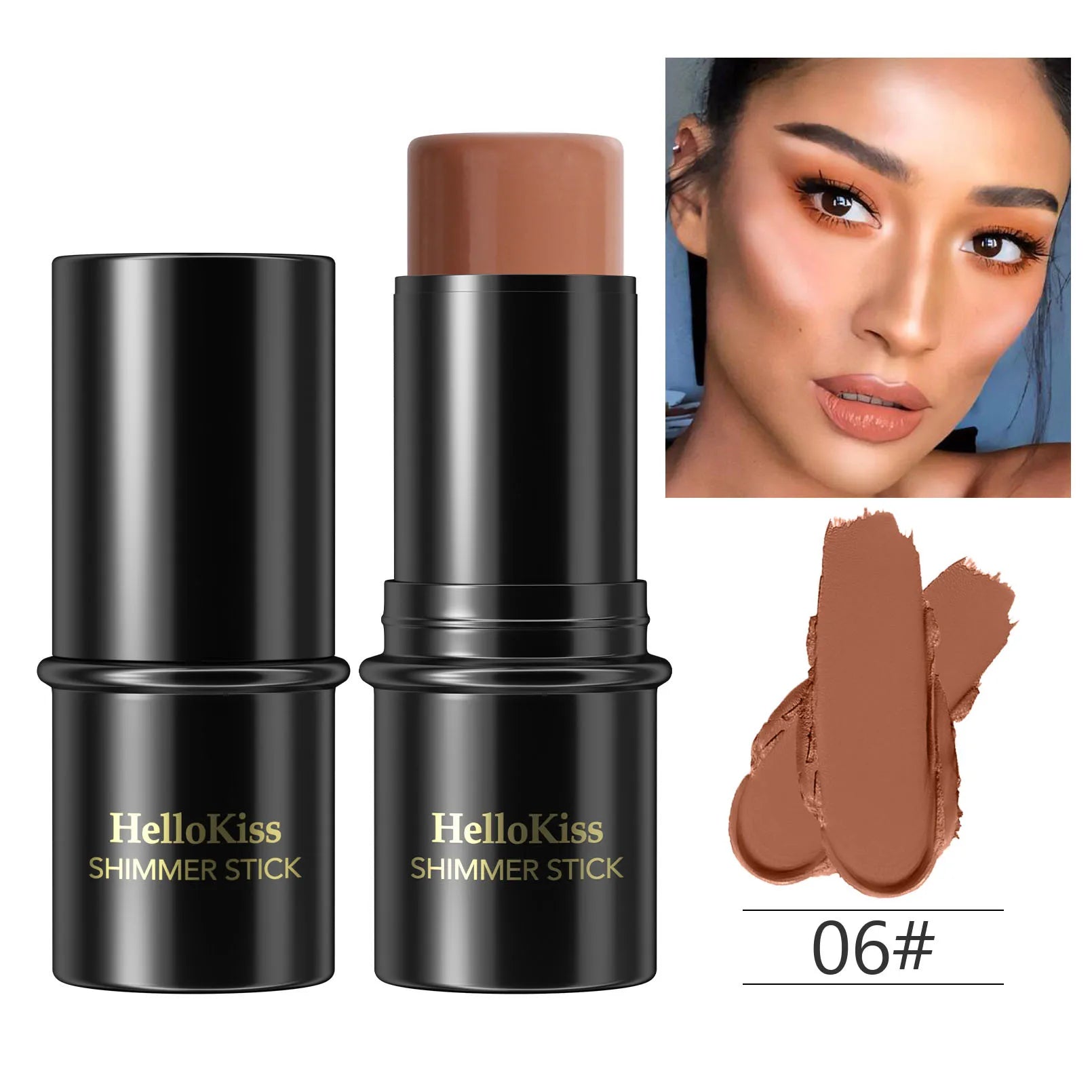 7 Colors Highlighting & Bronzer Stick Face