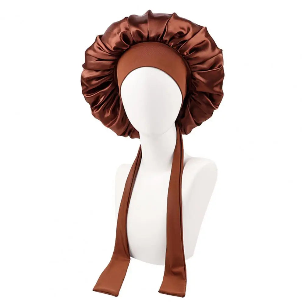 Women Cap Sleeping Satin Bonnet