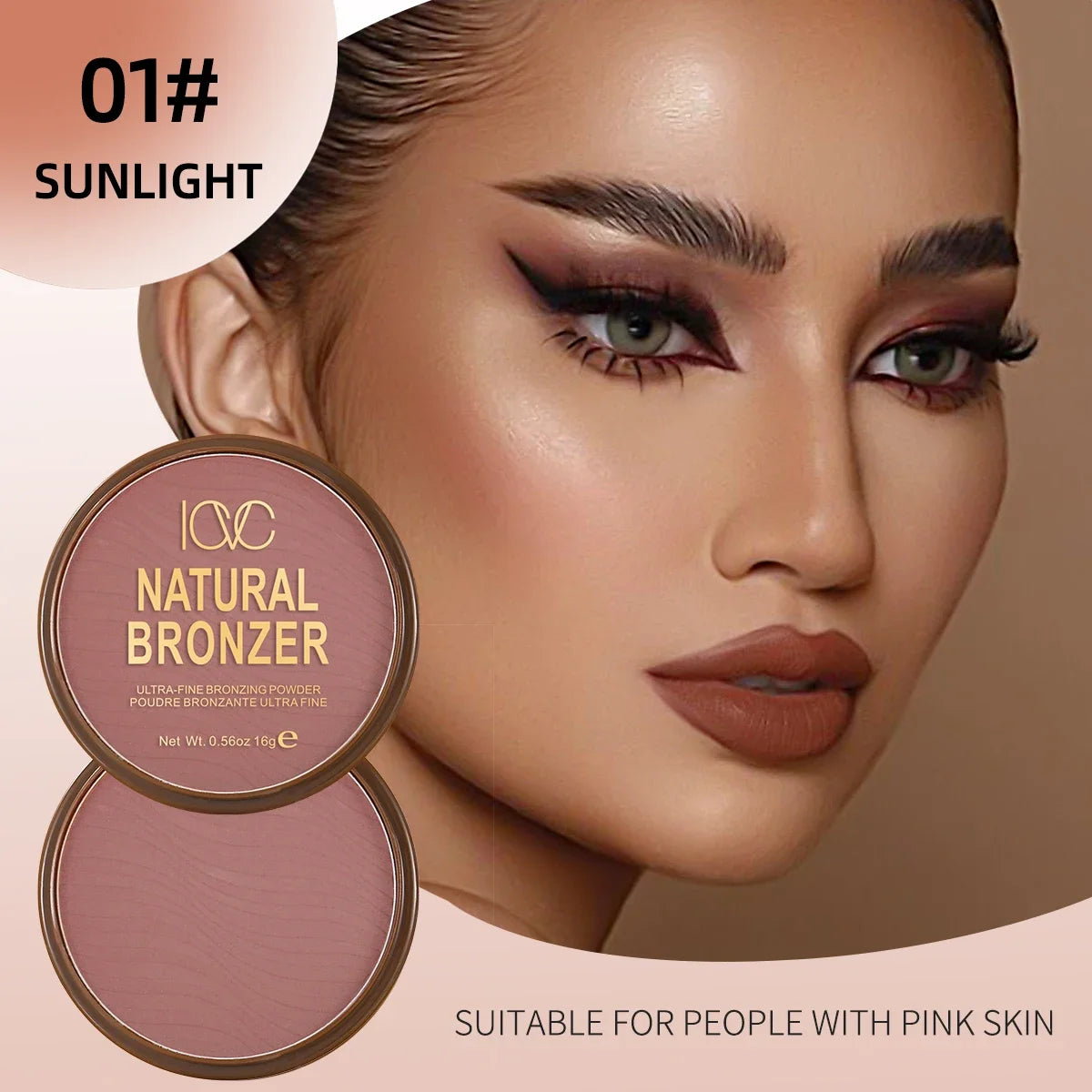 Bronzer Contour Palette Matte Brown