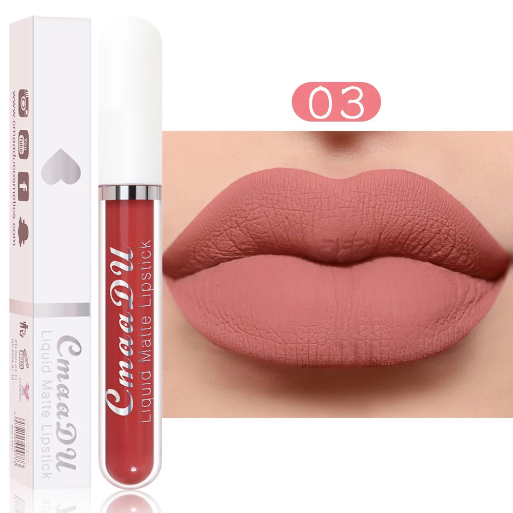 CmaaDu  Matte Lip Gloss Liquid Lipstick