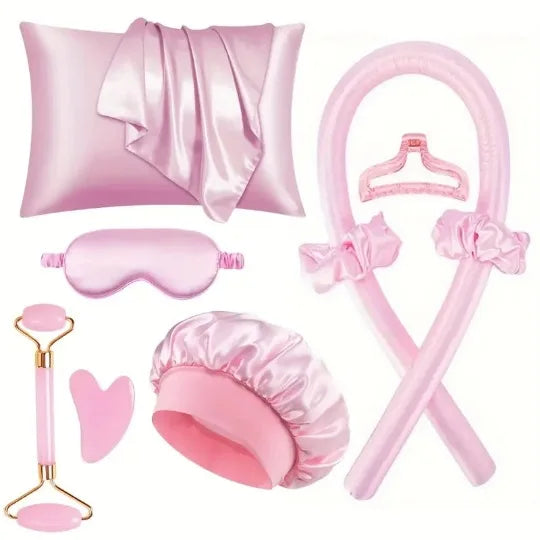 Satin Silk Beauty Sleep Set