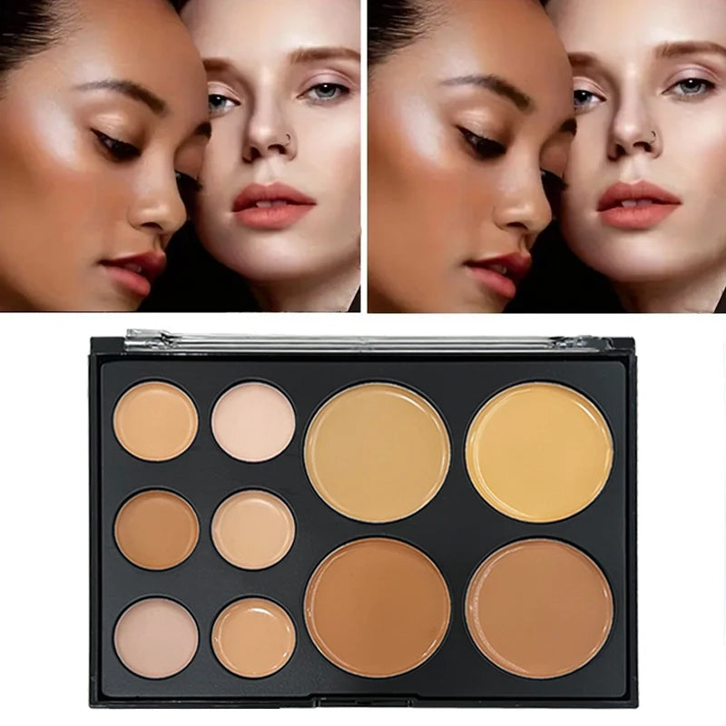 Veronni 10 Colors Concealer Palette Base Contour