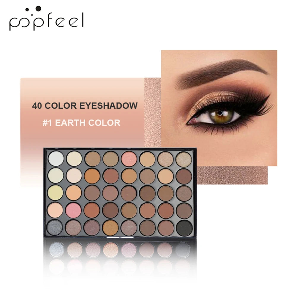 POPFEEL 40 Colors Eyeshadow Palette
