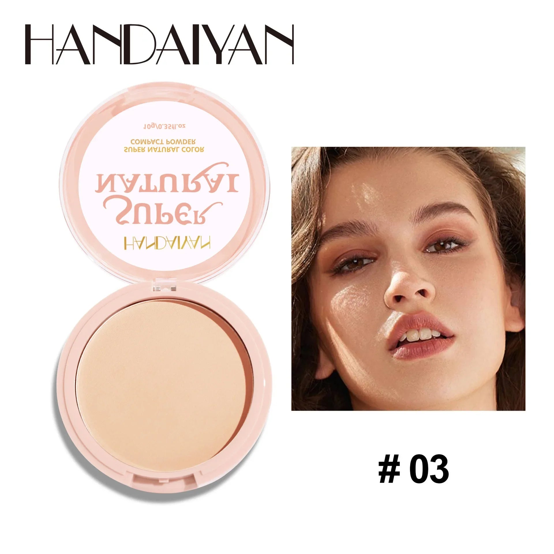 8 Color Matte Face Pressed Powder  Oil Control