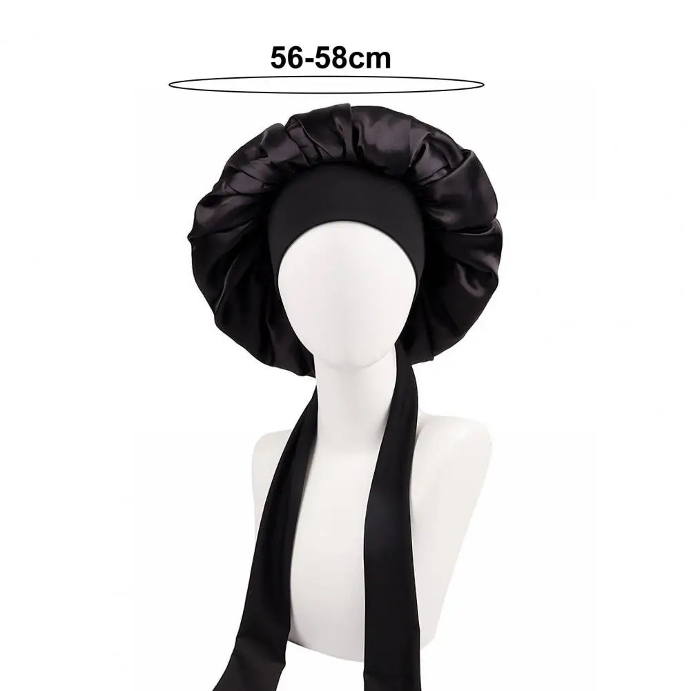 Women Cap Sleeping Satin Bonnet