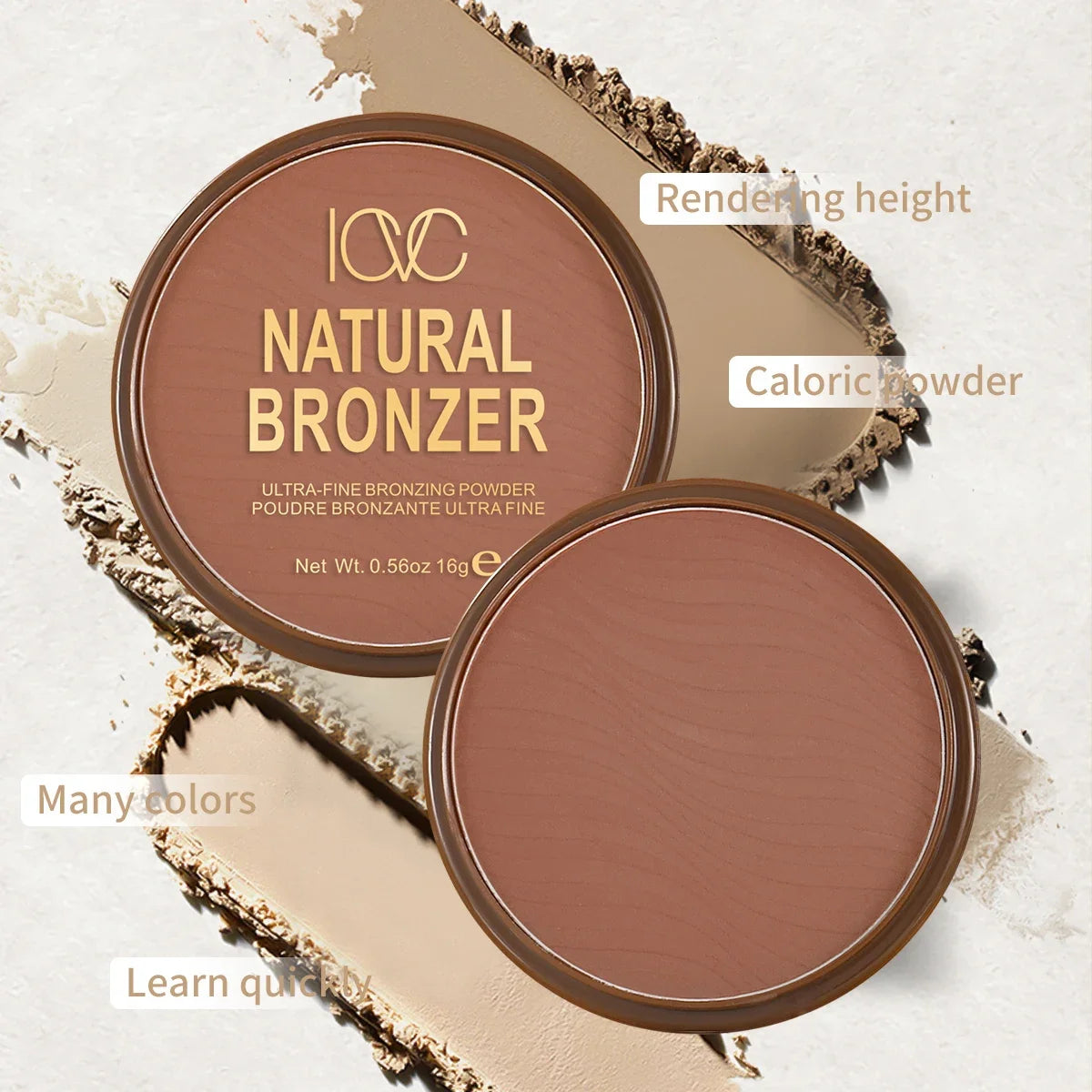 Bronzer Contour Palette Matte Brown