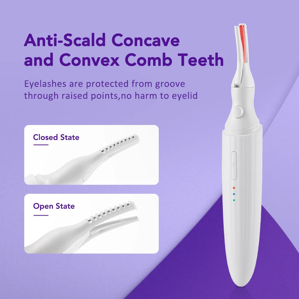 Electric Heated Eyelash Curler USB Rechargeable