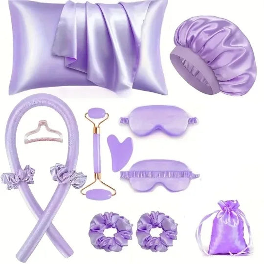 Satin Silk Beauty Sleep Set