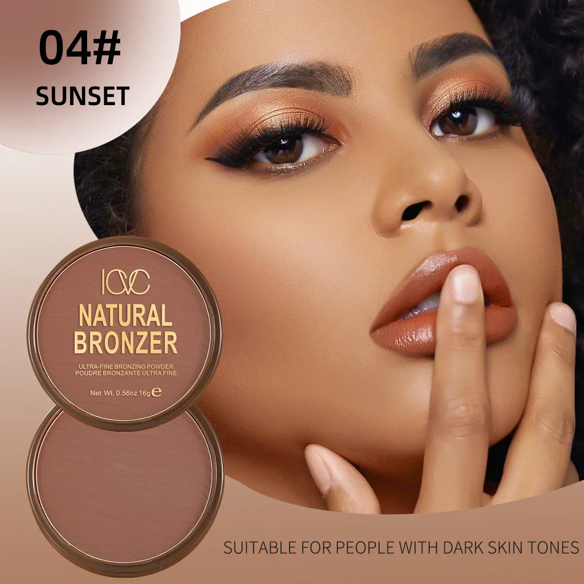 Bronzer Contour Palette Matte Brown
