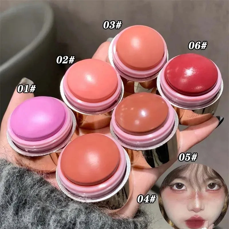 Blush Cream 6 Colors Natural Cheek Contour