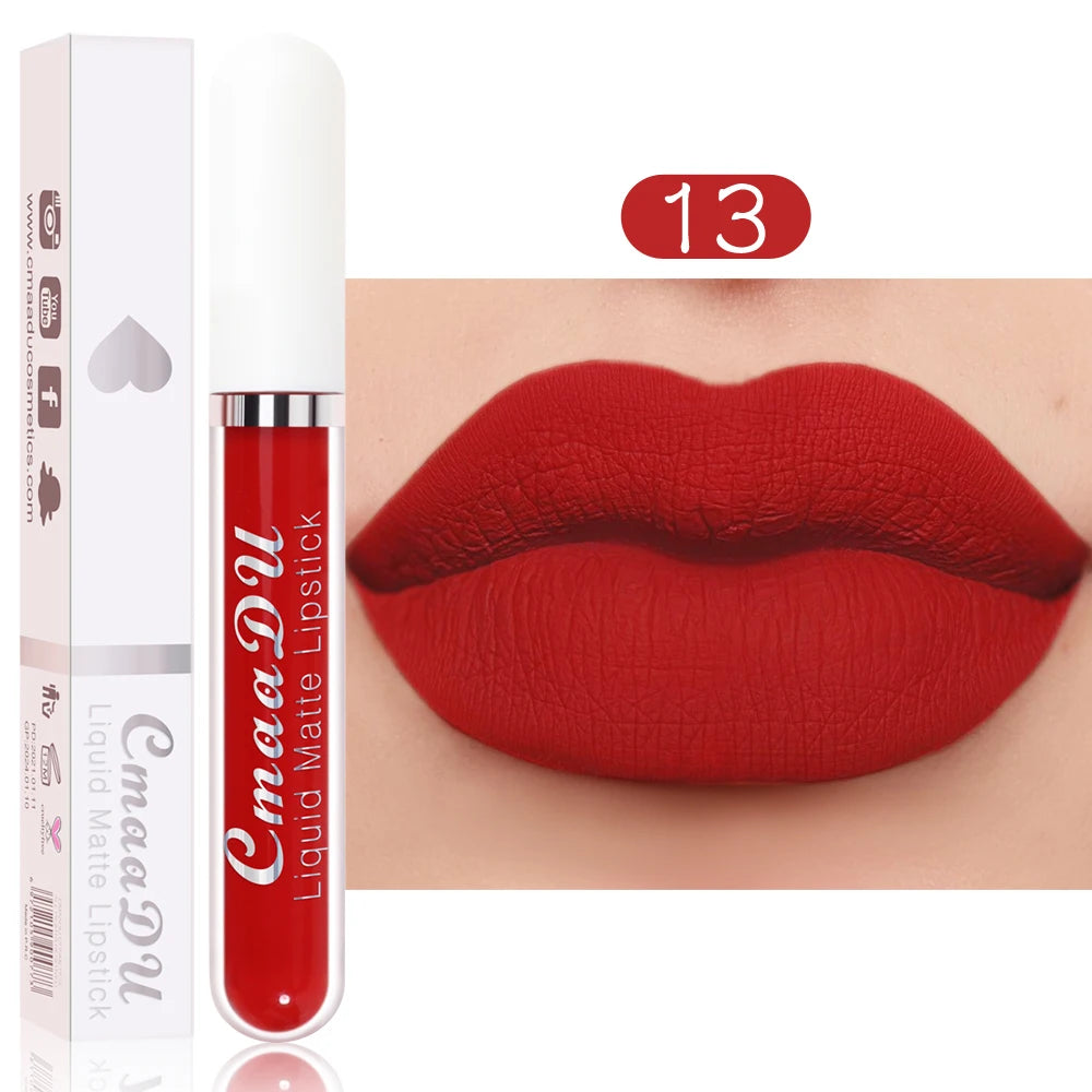 CmaaDu  Matte Lip Gloss Liquid Lipstick
