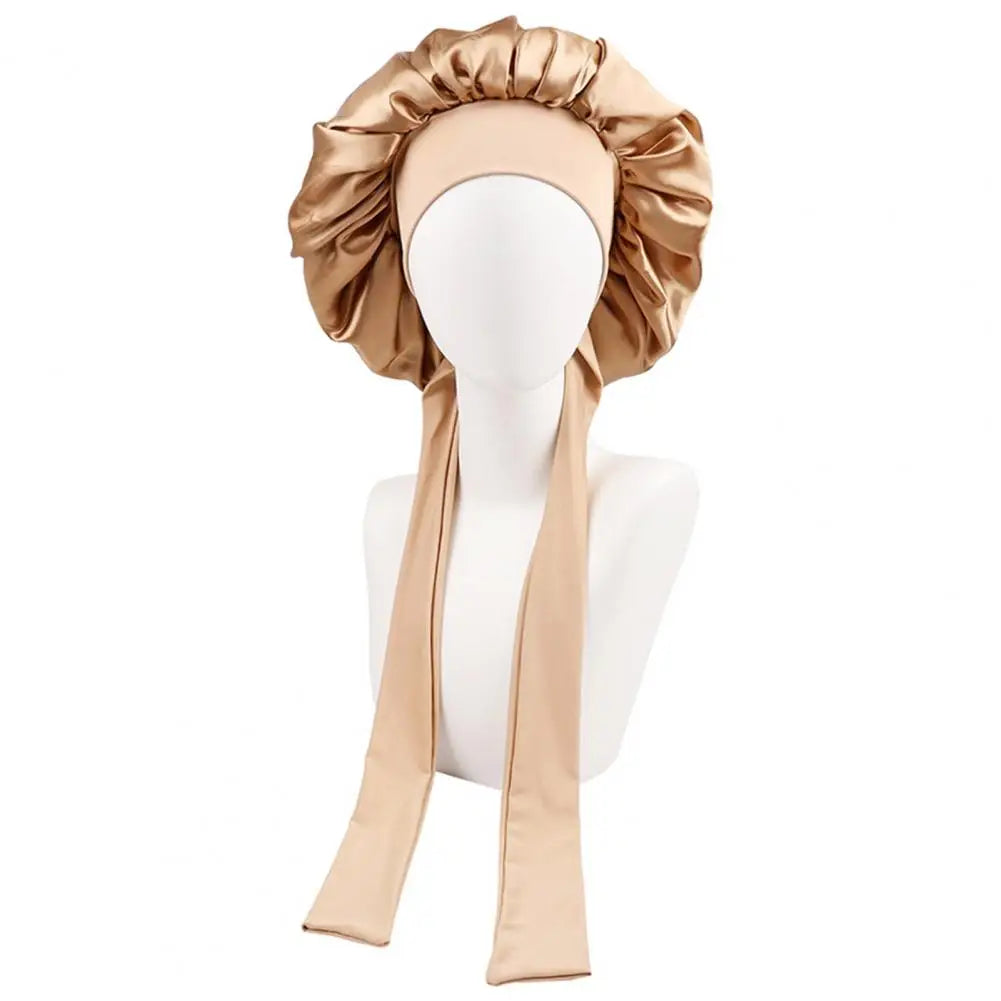 Women Cap Sleeping Satin Bonnet