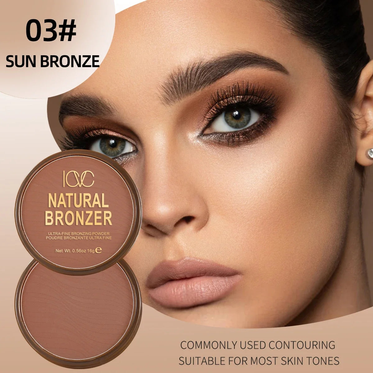 Bronzer Contour Palette Matte Brown