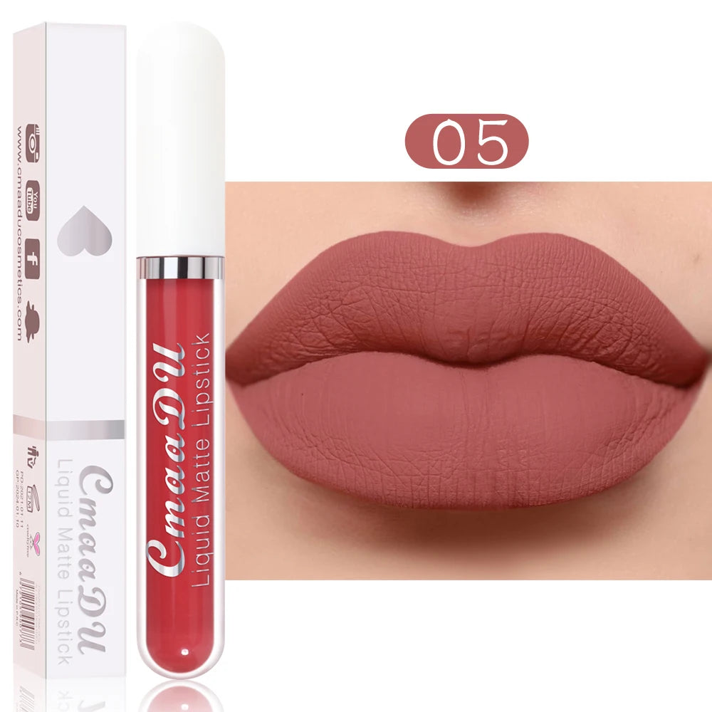 CmaaDu  Matte Lip Gloss Liquid Lipstick
