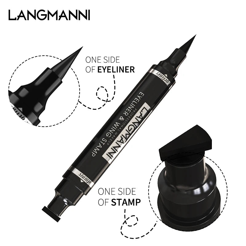 Stamp Eyeliner Pen 2-in-1 Waterproof