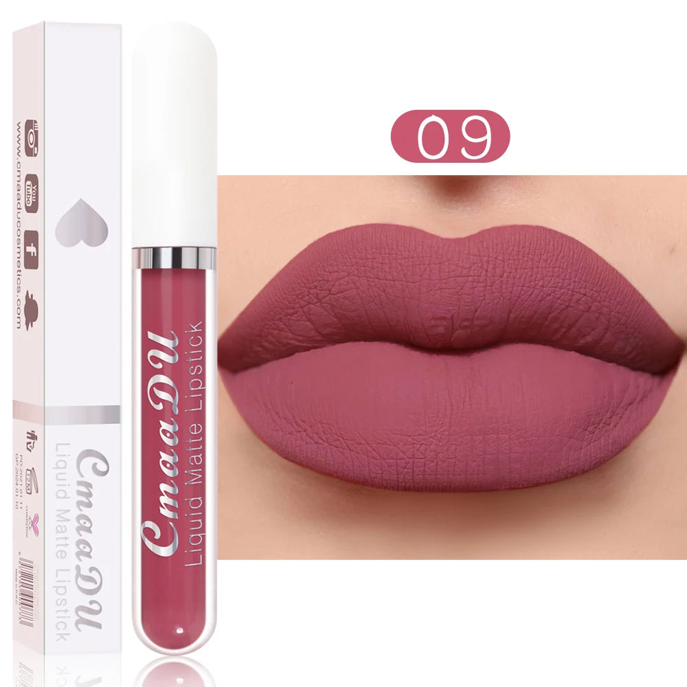 CmaaDu  Matte Lip Gloss Liquid Lipstick