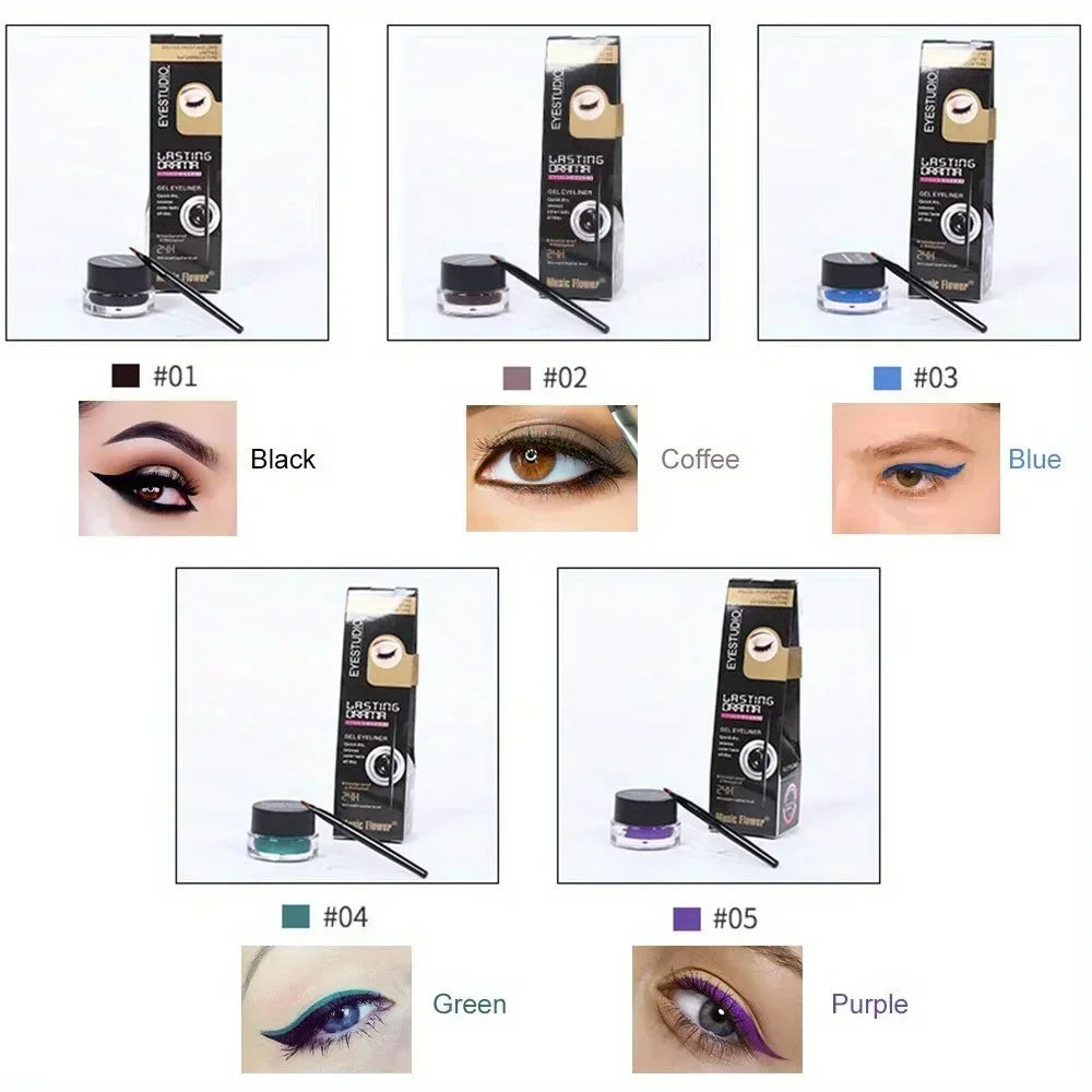 5 Colors Eyeliner Cream